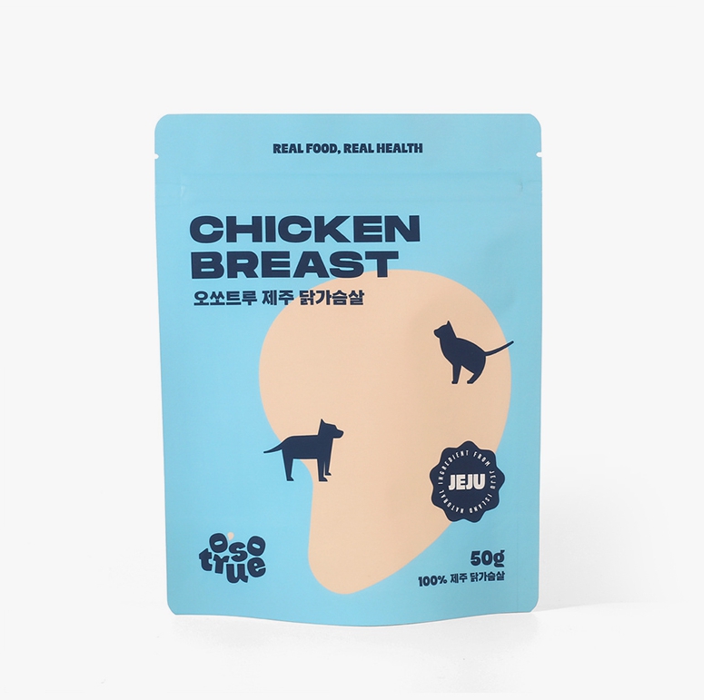 [오쏘트루] 무항생제 닭가슴살 트릿 (50g)